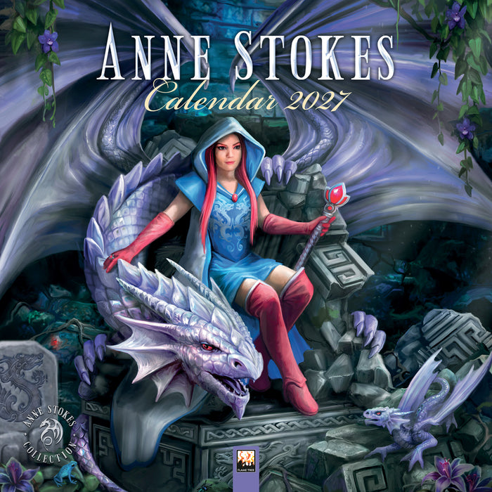 Anne Stokes 2027 Square Wall Calendar