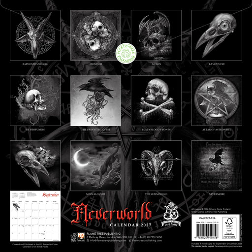 Alchemy Neverworld 2027 Square Wall Calendar