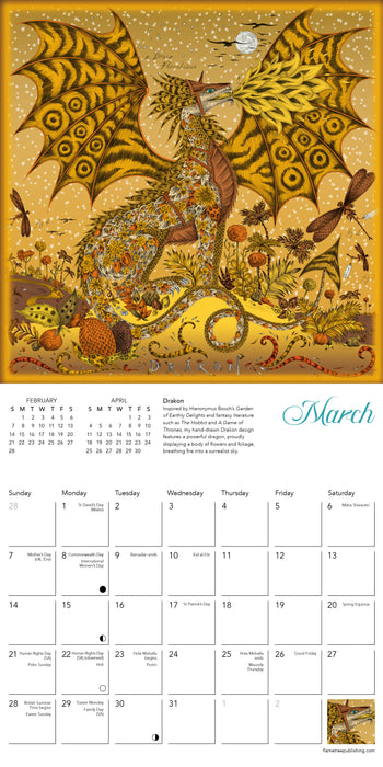 Emma J Shipley 2027 Mini Wall Calendar