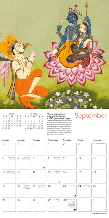 Indian Art Asmolean Museum 2027 Mini Wall Calendar