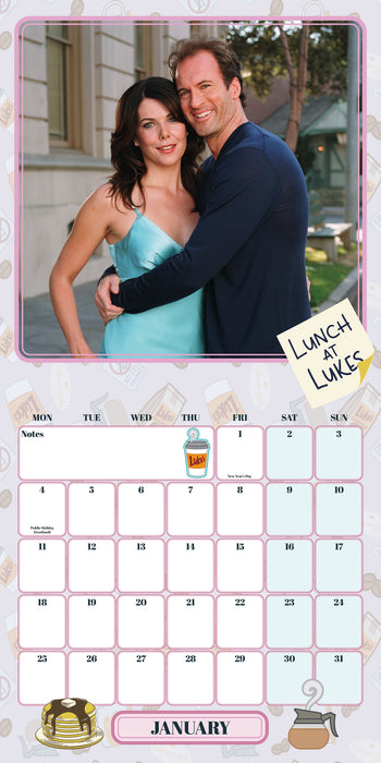 Gilmore Girls 2027 Square Wall Calendar