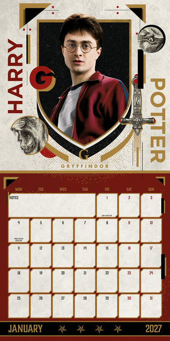Harry Potter 2027 Square Wall Calendar