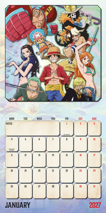 One Piece 2027 Square Wall Calendar