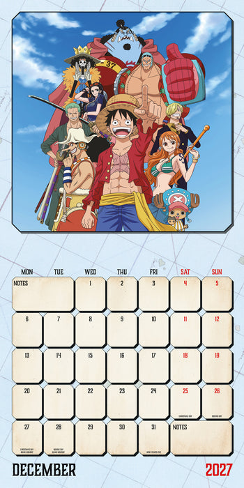 One Piece 2027 Square Wall Calendar