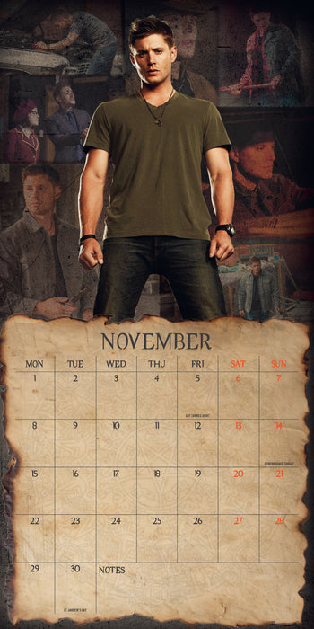 Supernatural 2027 Square Wall Calendar