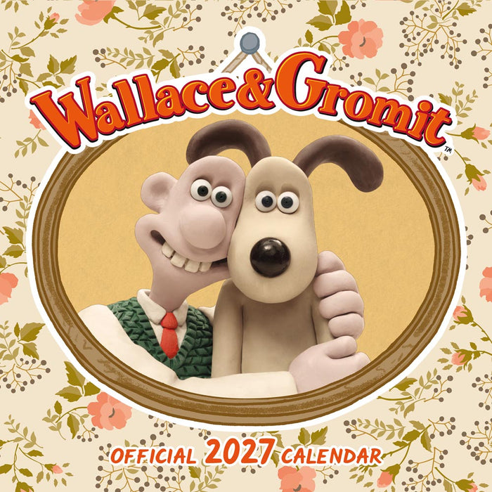 Wallace and Gromit 2027 Square Wall Calendar
