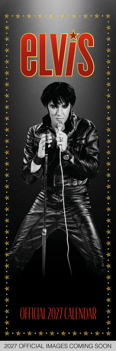 Elvis 2027 Slimline Wall Calendar