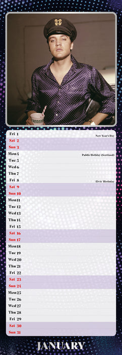 Elvis 2027 Slimline Wall Calendar