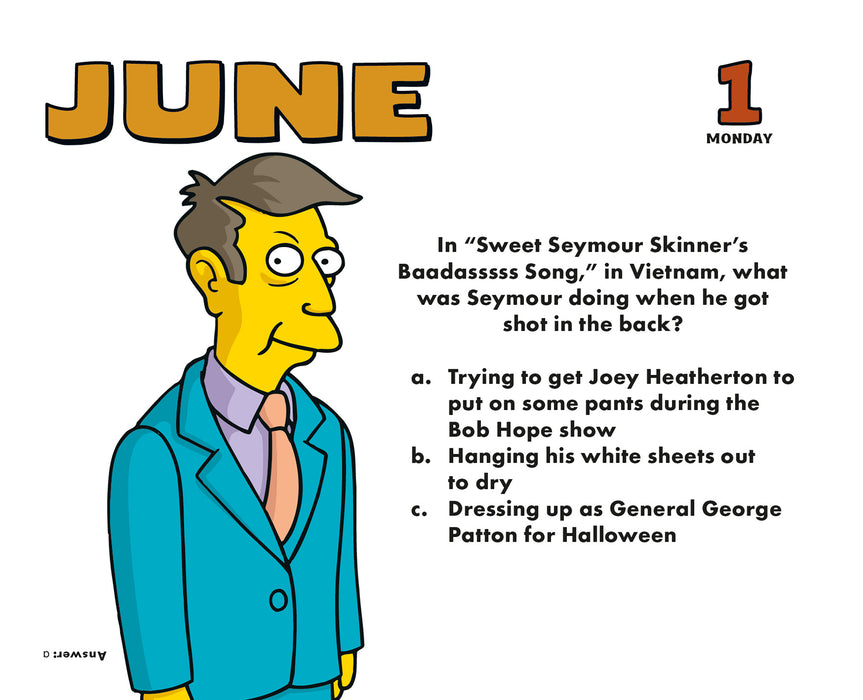 The Simpsons 2027 Page-A-Day Calendar