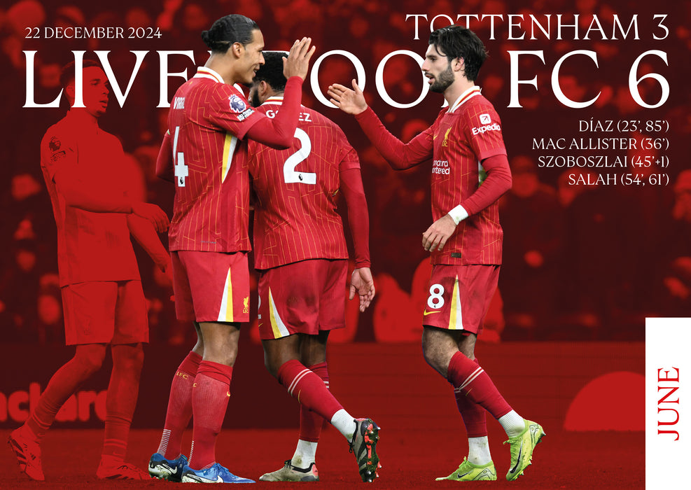 Liverpool Football Club 2027 Weekly Diary
