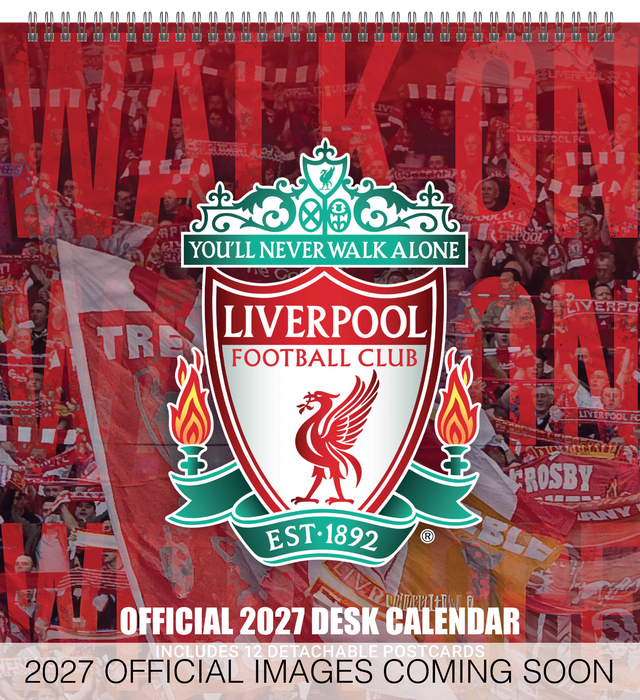 Liverpool Football Club 2027 Desk Easel