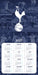 Tottenham Hotspur Football Club Legends 2027 Square Wall Calendar