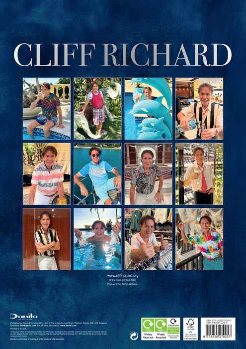 2025 Cliff Richard Large Wall Calendar