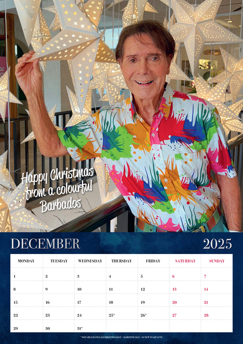 2025 Cliff Richard Large Wall Calendar