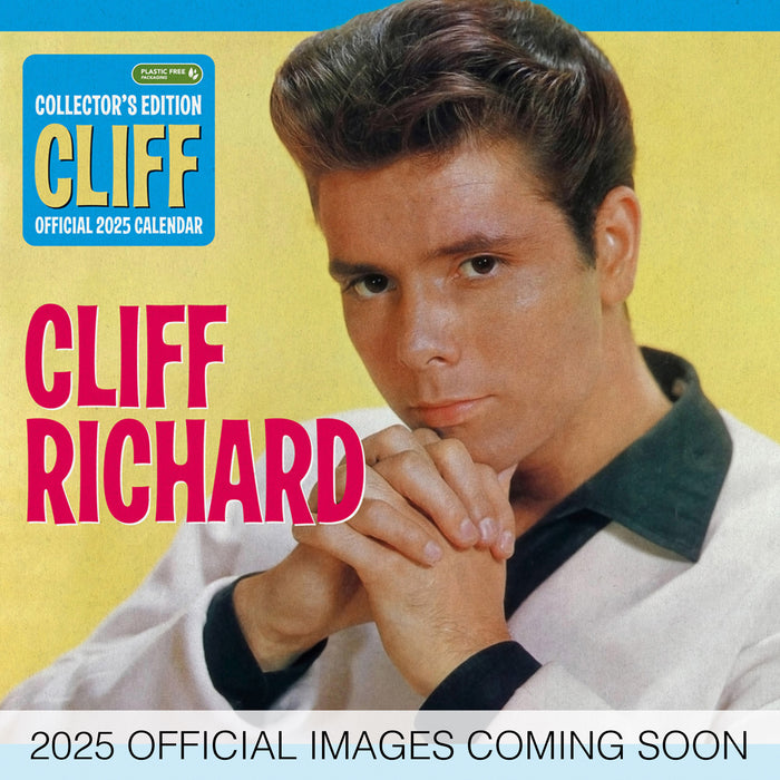 2025 Cliff Richard Large Wall Calendar by  Danilo Promotions from Calendar Club