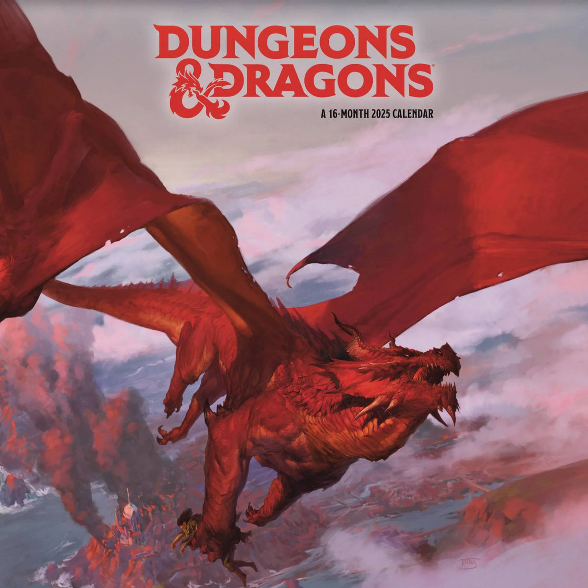 Calendar Club 2025 Dungeons and Dragons Wall Calendar