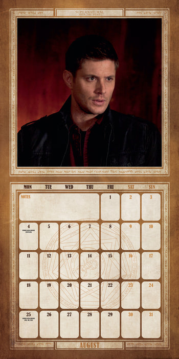 2025 Supernatural Wall Calendar by  Danilo Promotions from Calendar Club