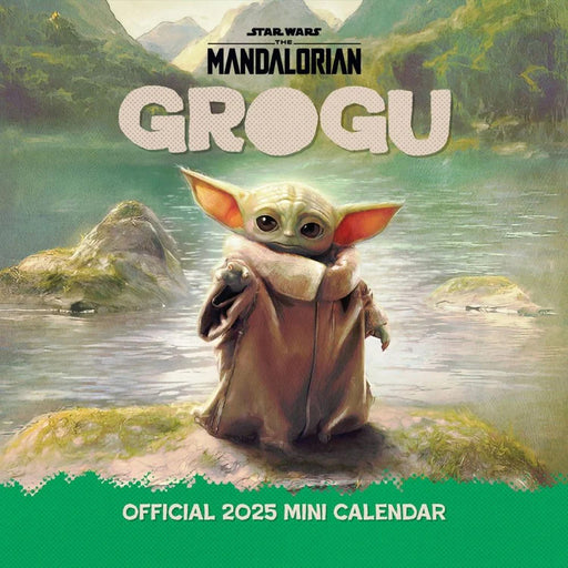 2025 Star Wars: The Mandalorian Grogu Mini Wall Calendar by  Danilo Promotions from Calendar Club