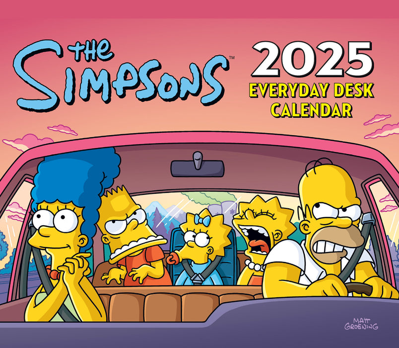 2025 The Simpsons Page-A-Day Calendar by  Danilo Promotions from Calendar Club