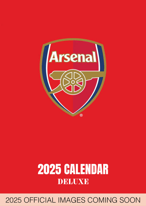 2025 Arsenal FC Deluxe Large Wall Calendar