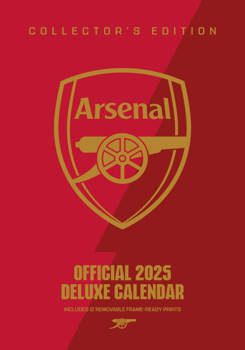 2025 Arsenal FC Deluxe Large Wall Calendar