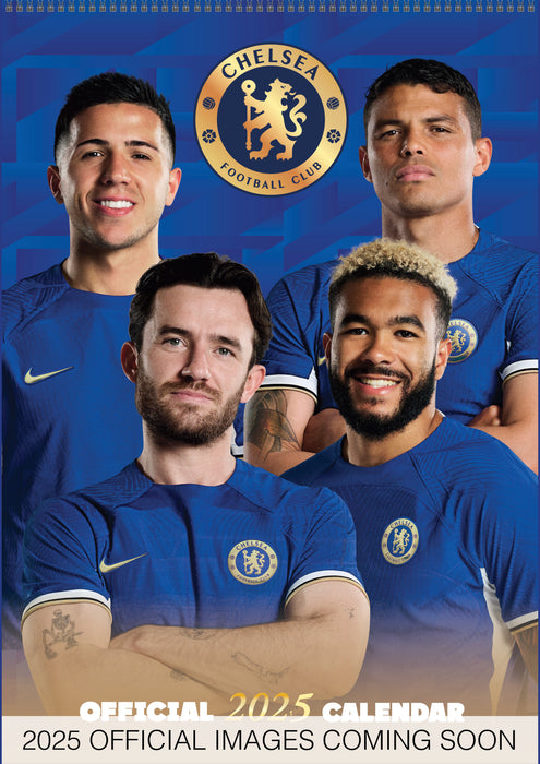 2025 Chelsea FC Large Wall Calendar by  Danilo Promotions from Calendar Club