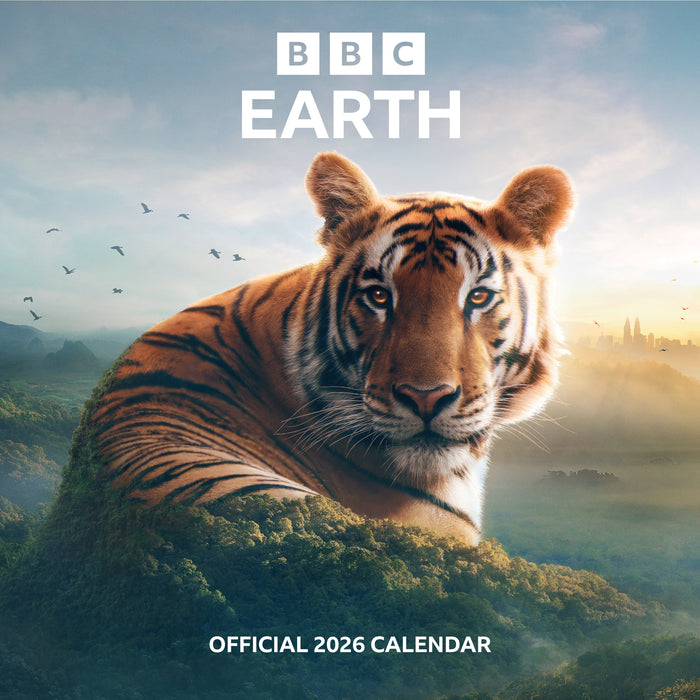 BBC Earth 2026 Square Wall Calendar