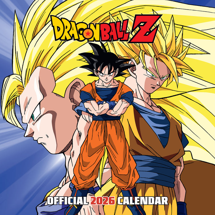 Dragonball Z 2026 Square Wall Calendar