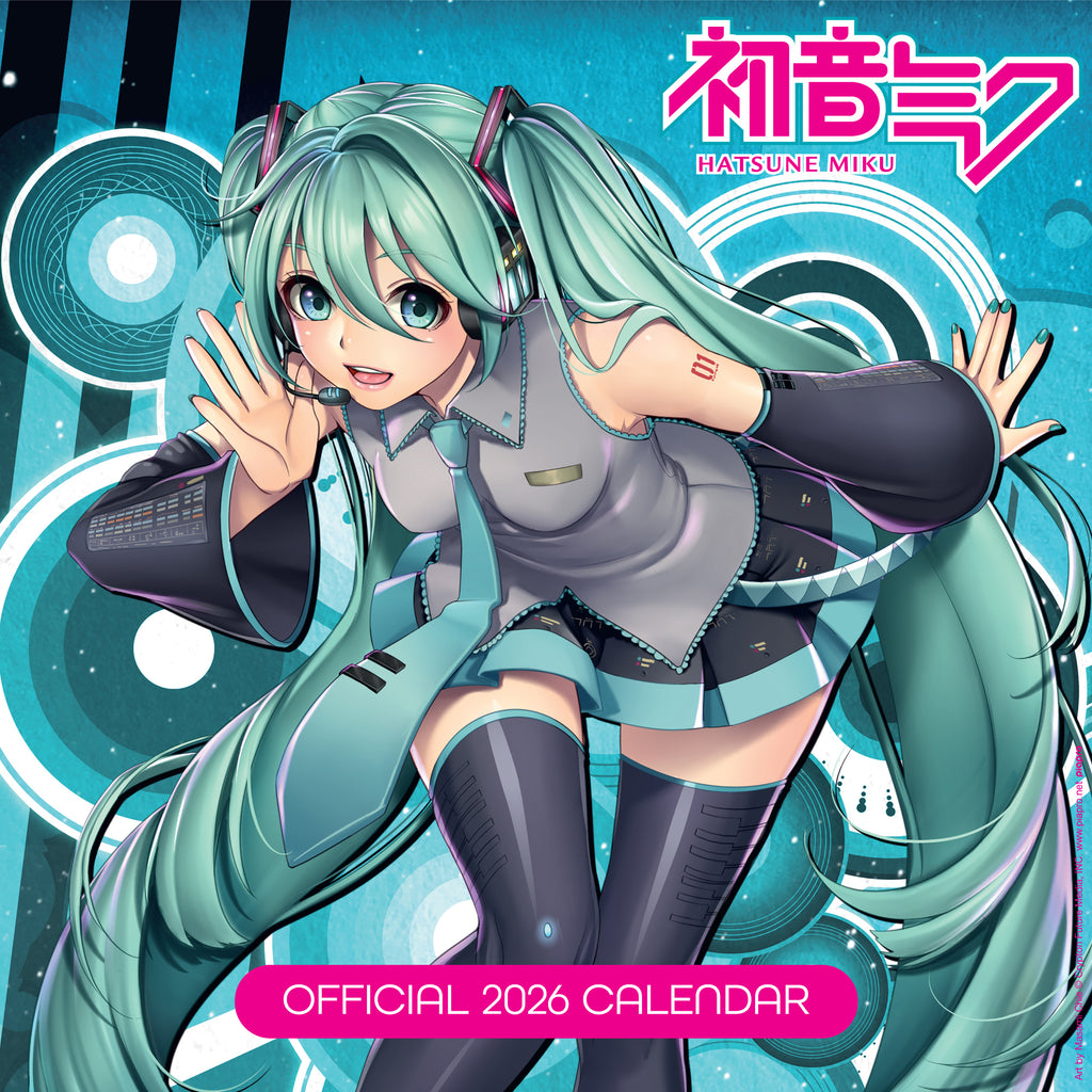 Calendar Club | Hatsune Miku 2026 Square Wall Calendar