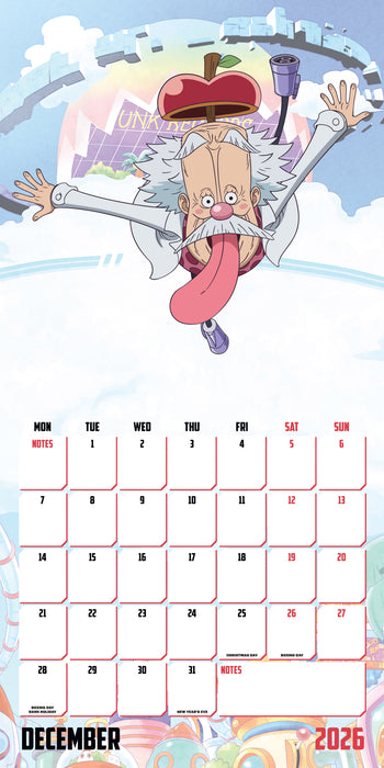 One Piece 2026 Square Wall Calendar