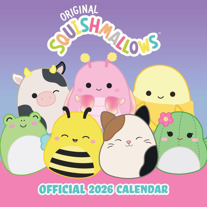 Squishmallows 2026 Square Wall Calendar