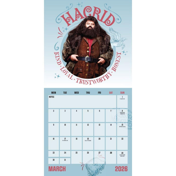 Harry Potter 2026 Mini Wall Calendar