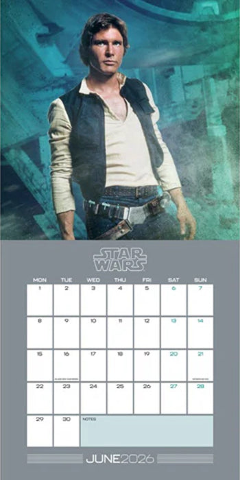 Star Wars Classic 2026 Mini Wall Calendar