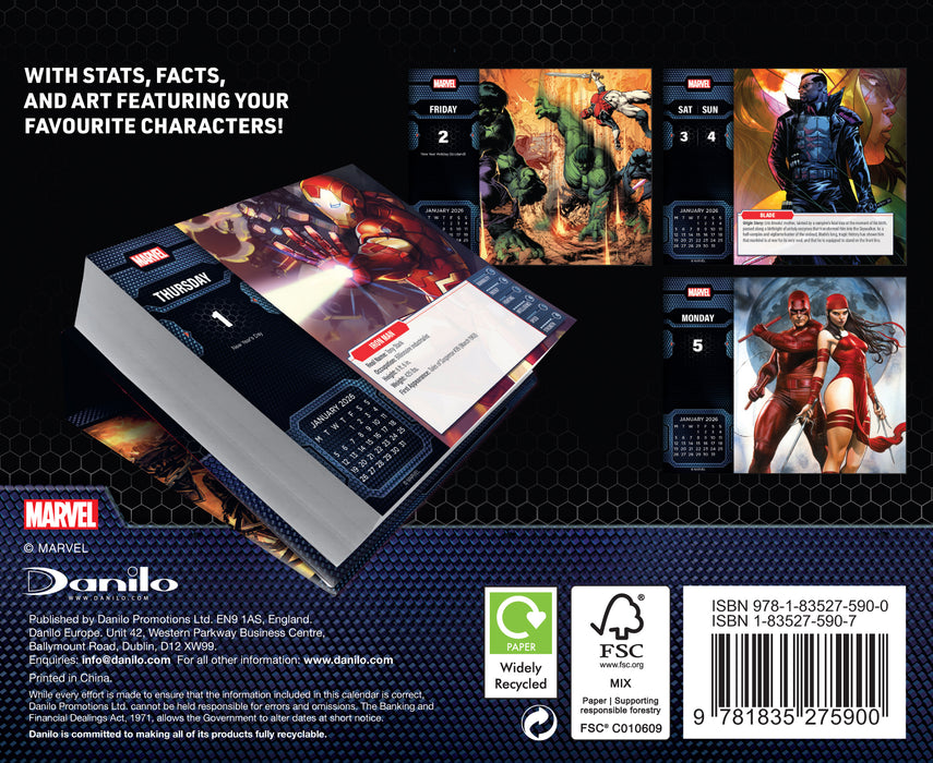 Marvel 2026 Page-A-Day Calendar
