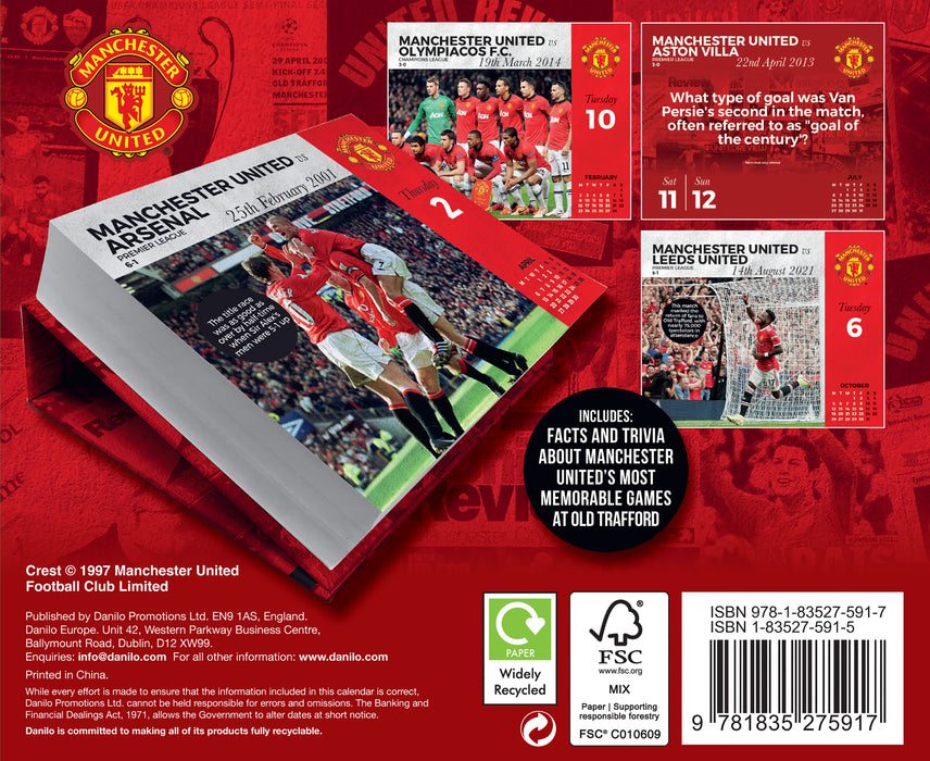 Manchester United Football Club 2026 Page-A-Day Calendar