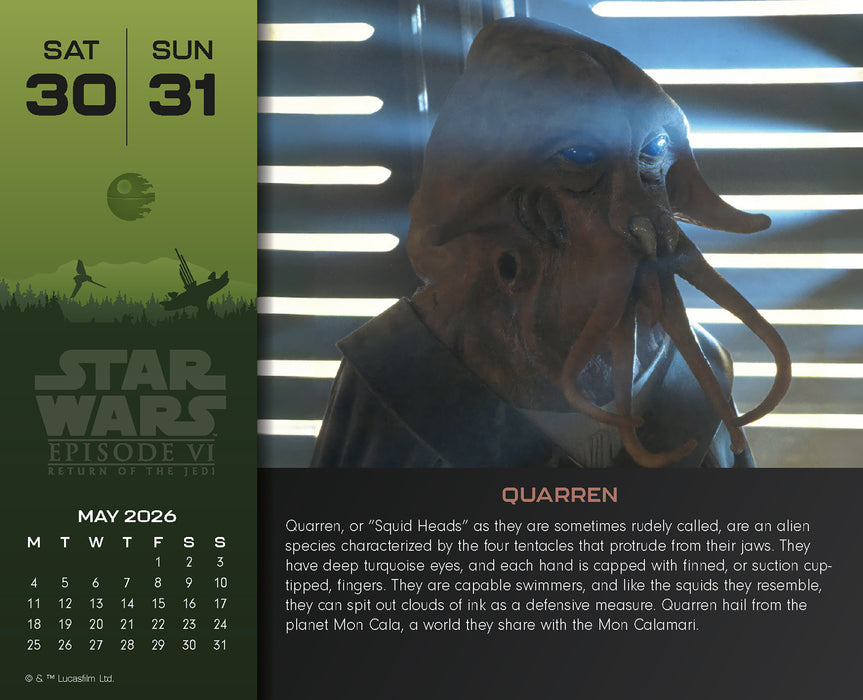 Star Wars 2026 Page-A-Day Calendar