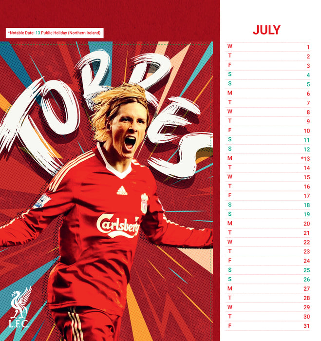 Liverpool Football Club 2026 Desk Easel