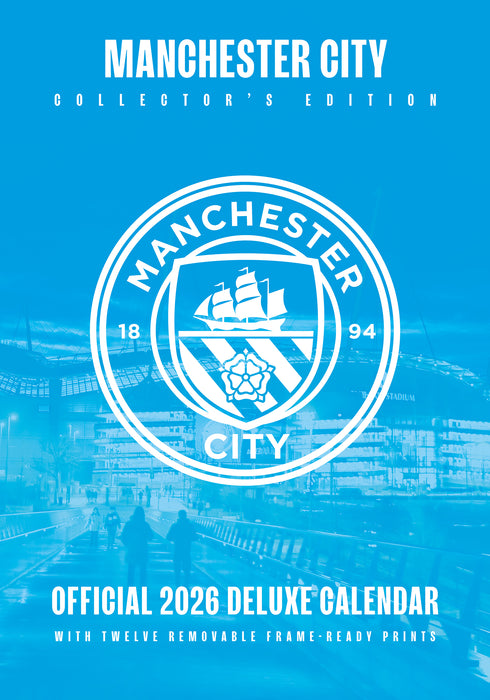 Manchester City Football Club 2026 Desk Easel