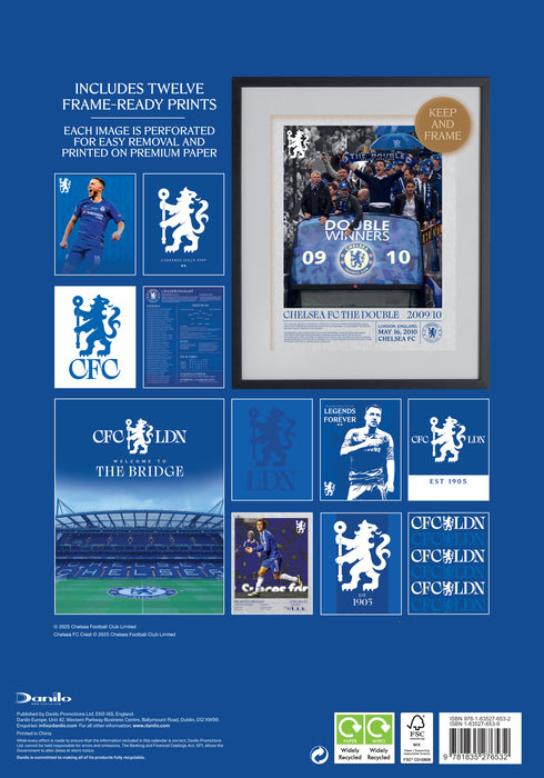 Chelsea Football Club 2026 A3 Wall Calendar