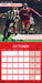 Liverpool Football Club Legends 2026 Square Wall Calendar