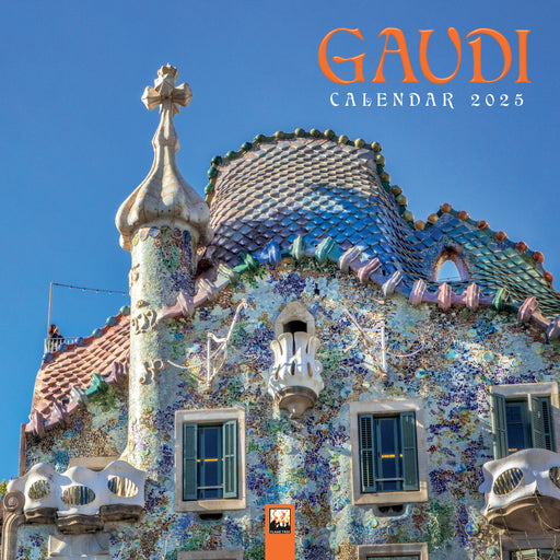 2025 Gaudí Wall Calendar by  Flame Tree Publishing from Calendar Club