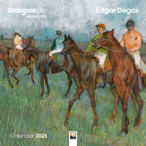 2025 Glasgow Museums: Edgar Degas Wall Calendar by  Flame Tree Publishing from Calendar Club