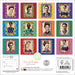 2025 Frida Kahlo Mini Wall Calendar by  Flame Tree Publishing from Calendar Club