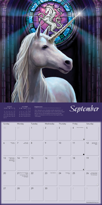 Unicorno Biglietto D'Auguri - Forest Unicorn - Anne Stokes Cartolina Unicorno Biglietto D'Auguri - Forest Unicorn - Anne Stokes Cartolina