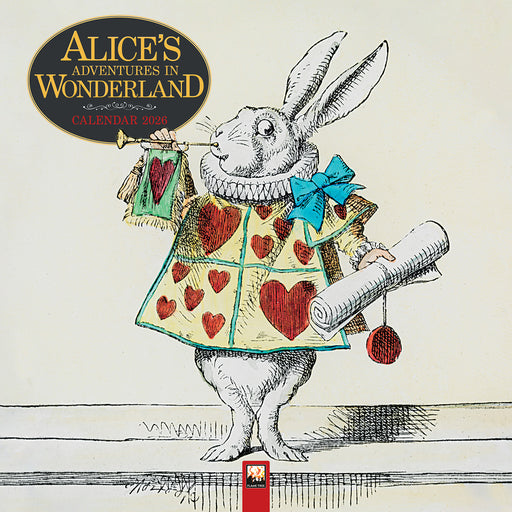 Alice's Adventures in Wonderland Science Museum 2026 Square Wall Calendar