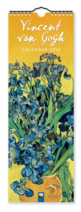 Vincent van Gogh 2026 Slimline Wall Calendar