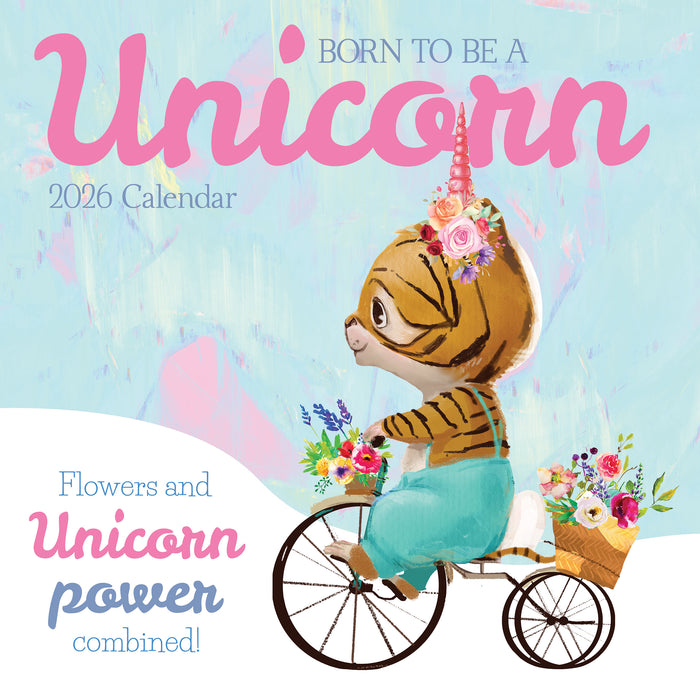 Born to be a Unicorn 2026 Square Wall Calendar (Online Exclusive)
