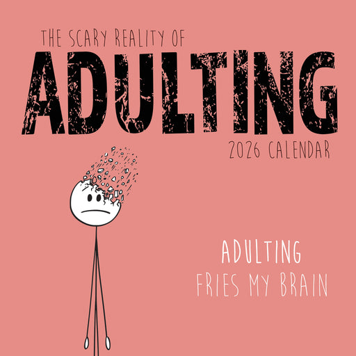 The Scary Reality of Adulting 2026 Square Wall Calendar (Online Exclusive)