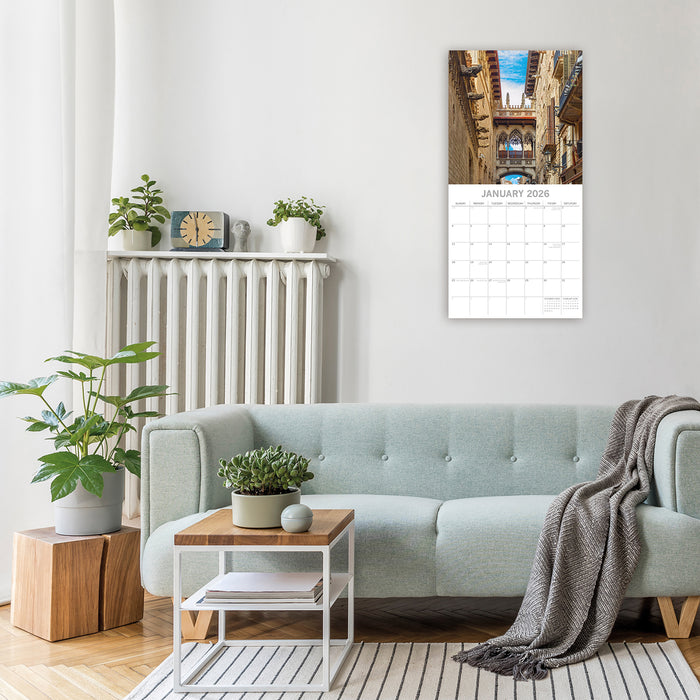 Barcelona 2026 Square Wall Calendar (Online Exclusive)