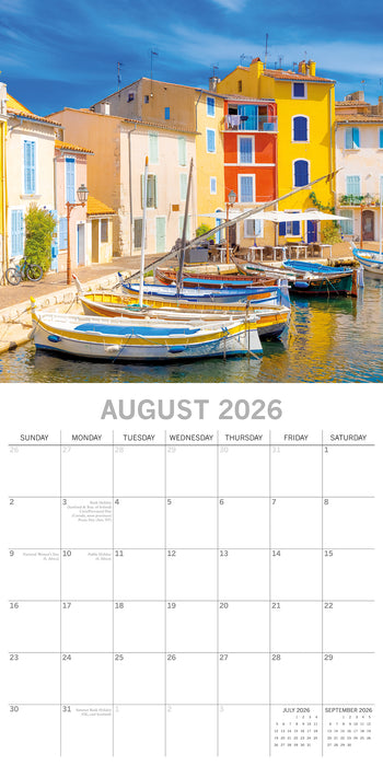 Provence 2026 Square Wall Calendar (Online Exclusive)